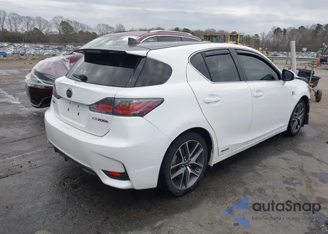 2016 Lexus Ct 200H из США, поврежденный, VIN JTHKD5BH2G2256070
